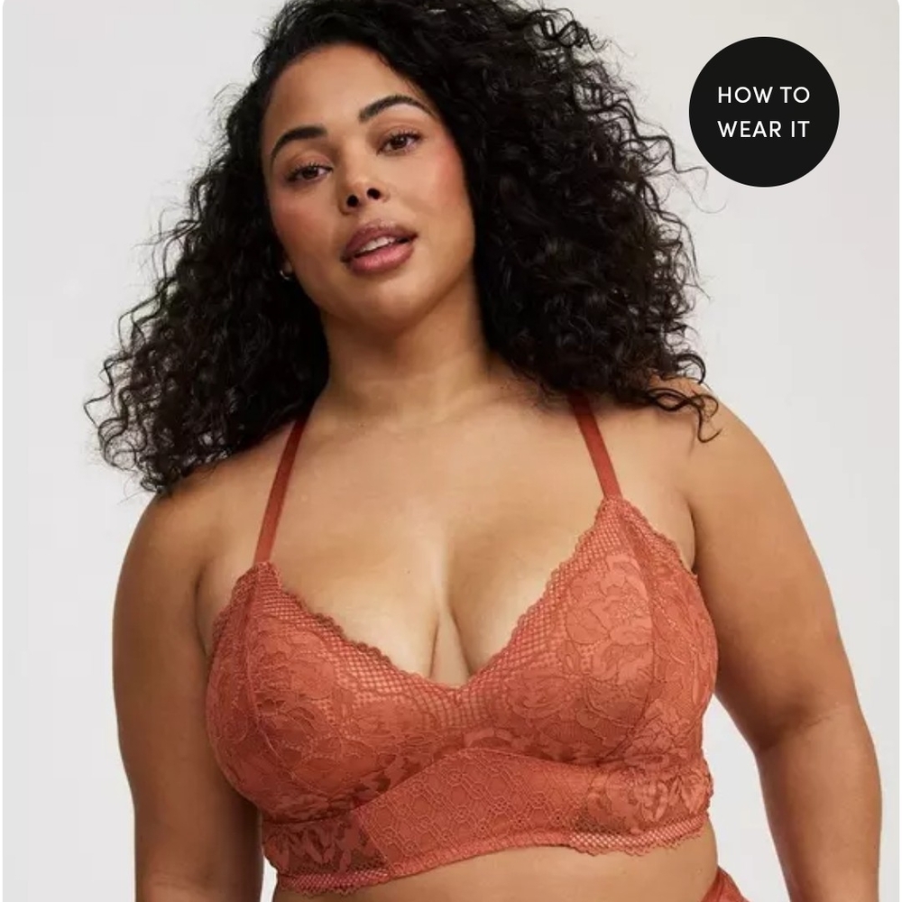 Torrid  Both White And   Multicolors Lace Bralettes